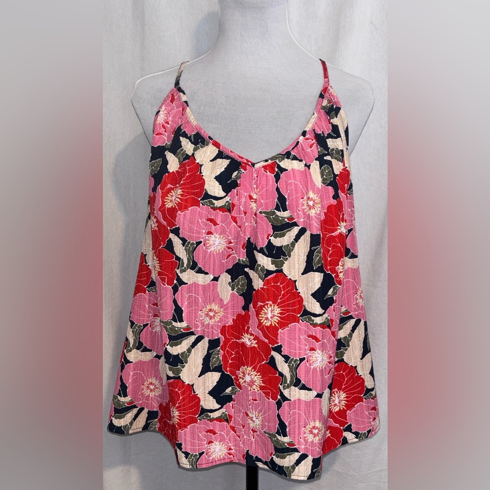 Loft Sleeveless Floral Top